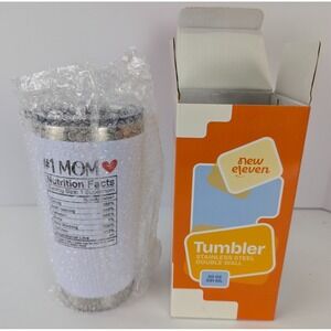 New Eleven #1 Mom Nutrition Facts 20oz Tumbler Stainless Steel Gift Mothers Day